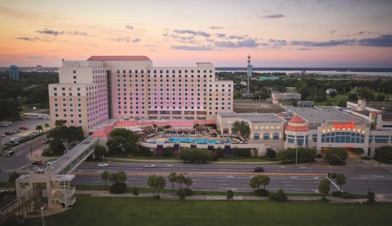 Harrah's Gulf Coast Exterior Aerial View
