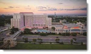 Harrahs Gulf Coast Exterior Aerial View